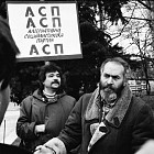 Неформални групи - Алтернативна Социалистическа Партия (АСП), КТ Подкрепа и групата на Илия Минев в Южен парк - 11.1989г