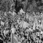 СДС следизборен митинг пред НДК - лидери на СДС