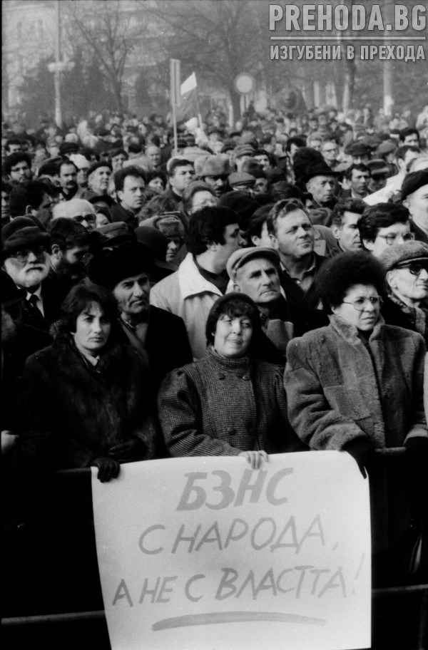 Митинг на привърженици на Земеделски съюз „Александър Стамболийски”  с искане за завръщане на земята