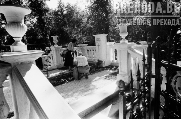 Обновеният гроб на Стефан Стамболов на Централни гробища
