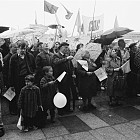 Предизборен митинг на СДС пред НДК
