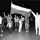 Улиците на София след мачовете с Мексико, Аржентина и Германия - Мондиал '94