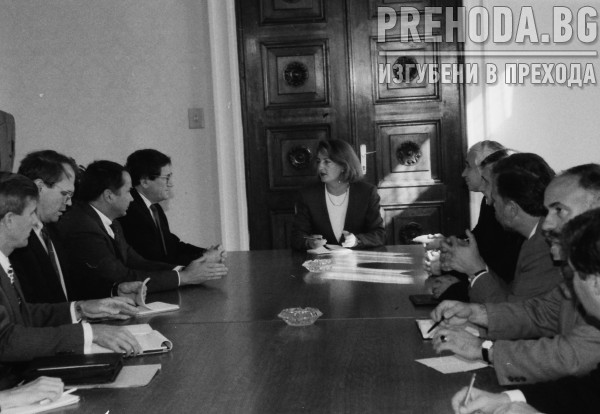 Президента Желев се среща с Ричард Холбрук