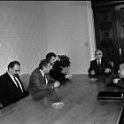 Президентът Жельо Желев се среща с представители на СДС и Народен съюз