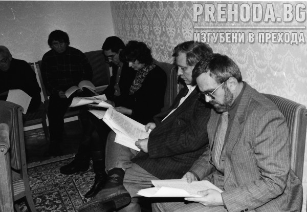 Президентът Желев се среща с интелектуалци