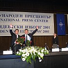 ИЗБОРИ 2001 ЗА ПРЕЗИДЕНТ-МЕЖДУНАРОДЕН ПРЕСЦЕНТЪР