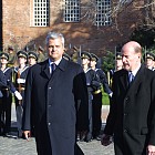 Премиерът Сакскобурготски посреща румънския министър - председател