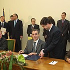 МС - подписване за строеж на Втори мост над Дунав