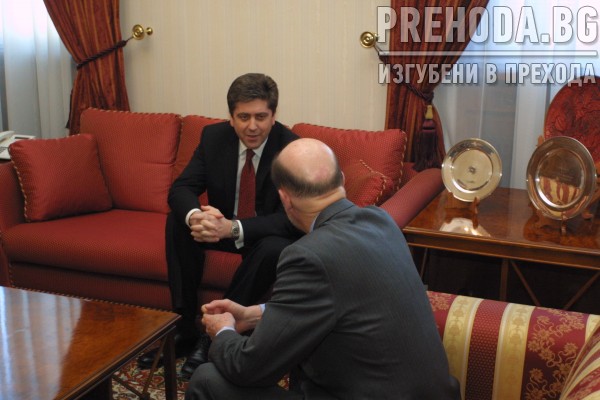 Президентът Георги Първанов се среща с премиера Сакскобурготски