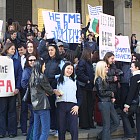 Протест на ученици против въвеждане на матура