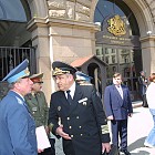 Генерали на посещение при президента Георги  Първанов по повод  закона за отбраната