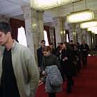 Президентът Георги Първанов се среща с ученици за матурата