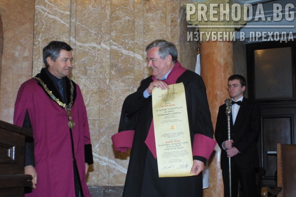 СУ - Петер Юкас, удостоен с титлата Доктор хонорис кауза