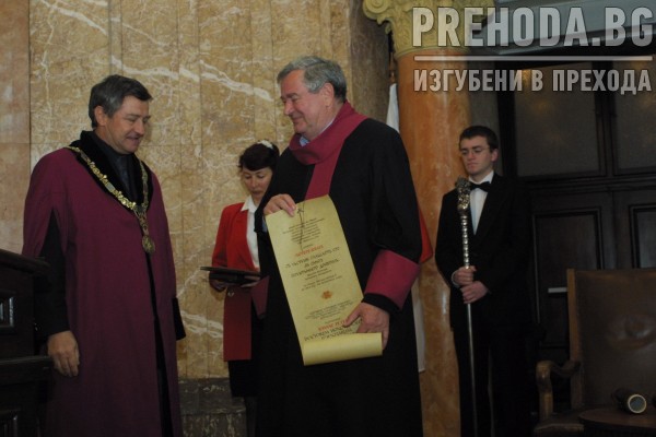 СУ - Петер Юкас, удостоен с титлата Доктор хонорис кауза