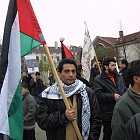Протест на палестинци пред НС