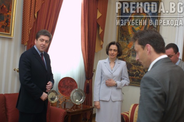 Президентът Георги Първанов се среща с Надежда Михаилова