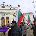 Протест на синдикат Пътно дело