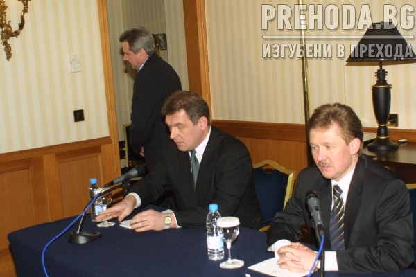 Газпром-шефът на посещение в България