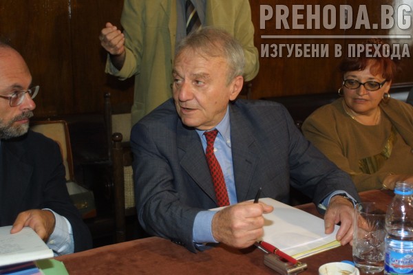 Италиански прокурор-борец срещу италианската мафия среща с Филчев 2004.7