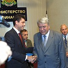 Среща на министър Велчев, Петканов и Бойко Борисов 2004.8