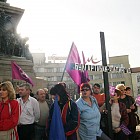 Протест на работници от Булгартабак 2004.11