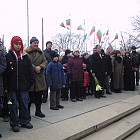 Паметникът на незнайния войн - честване на Трети март 2004.3