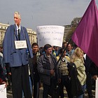 Протест на Съюза на мелничарите срещу министър Дикме 2004.4