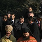 БОГОЯВЛЕНИЕ - ПРАЗНУВАНЕ ПРЕД ГРОБА НА НЕЗНАЙНИЯ ВОЙН - МИН. ПРЕДСЕДАТЕЛ САКСОКОБУРГОТСКИ , МИНИСТРИ И ВОЕННИ